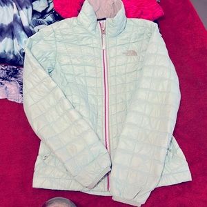 North face jacket little girls 7/8 small